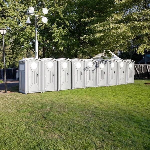 we offer a variety of sizes for our special event portable restrooms to accommodate events of all sizes